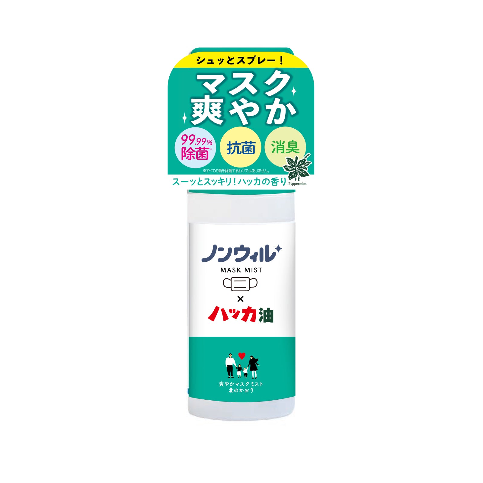【ノンウィル】 爽やかマスクミスト 北のかおり