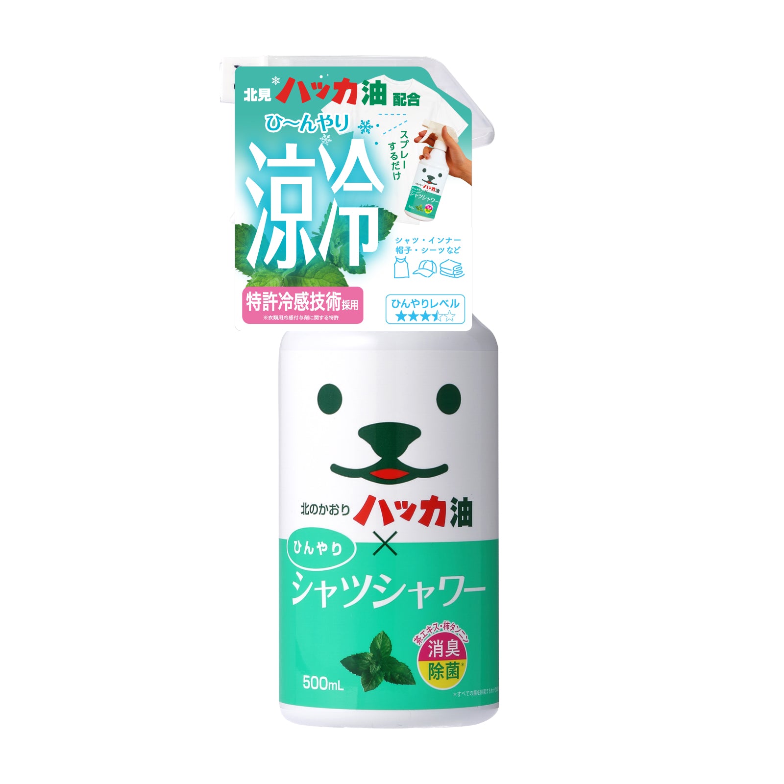 【ひんやりシャツシャワー】
