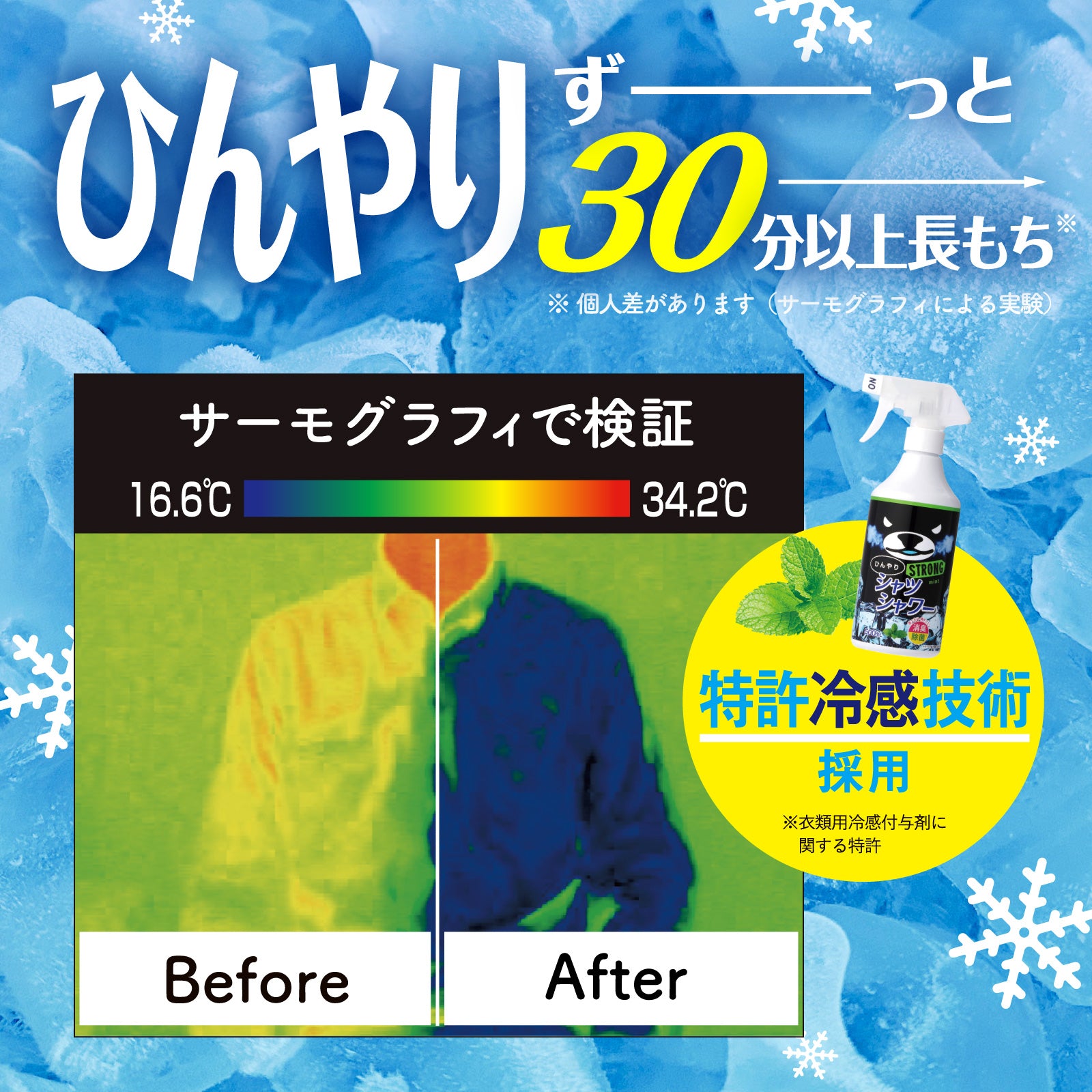 【ひんやりシャツシャワー】ストロング