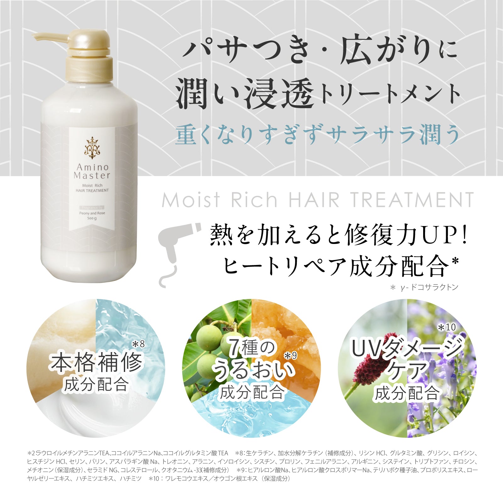 【アミノマスター】モイストリッチヘアトリートメント