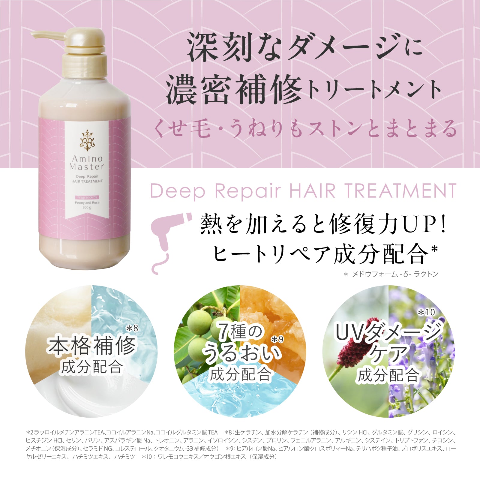 【アミノマスター】 ディープリペアヘアトリートメント