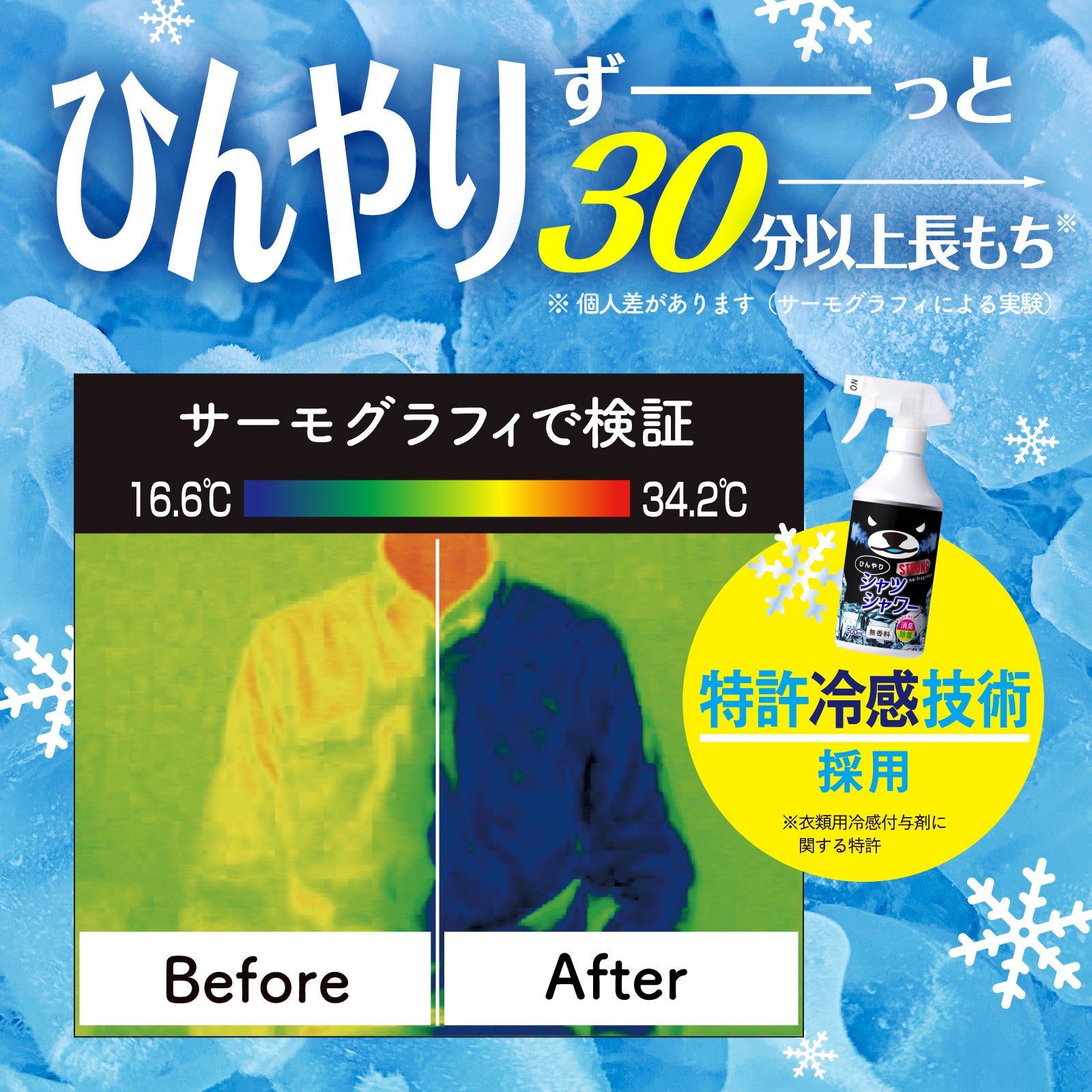 【ひんやりシャツシャワー】ストロング
